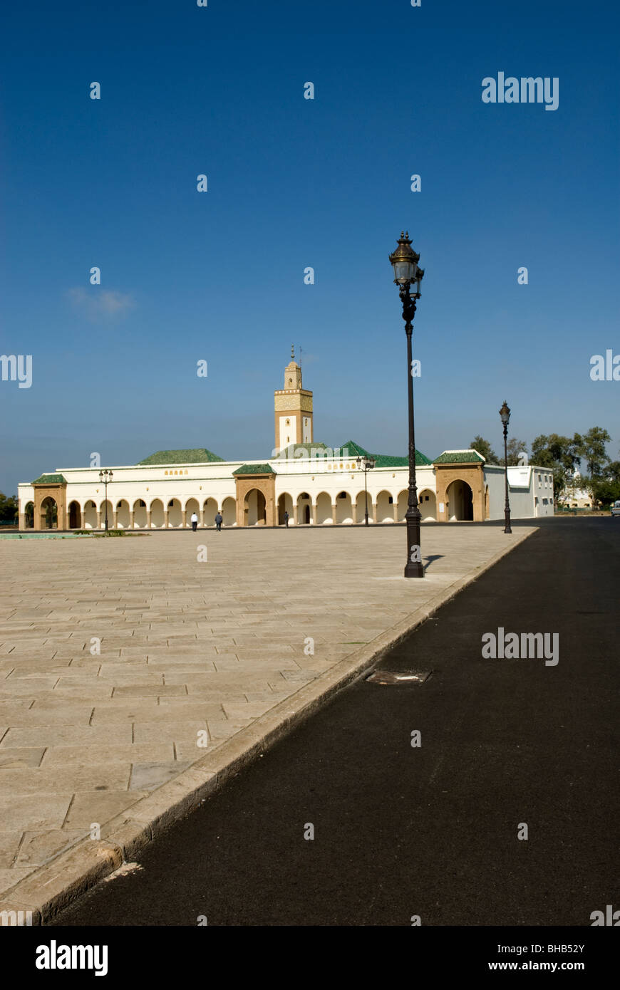 Ahl Fas Mosque, the Royal Mosque at the Royal Palace, Rabat, Morocco. Stock Photo
