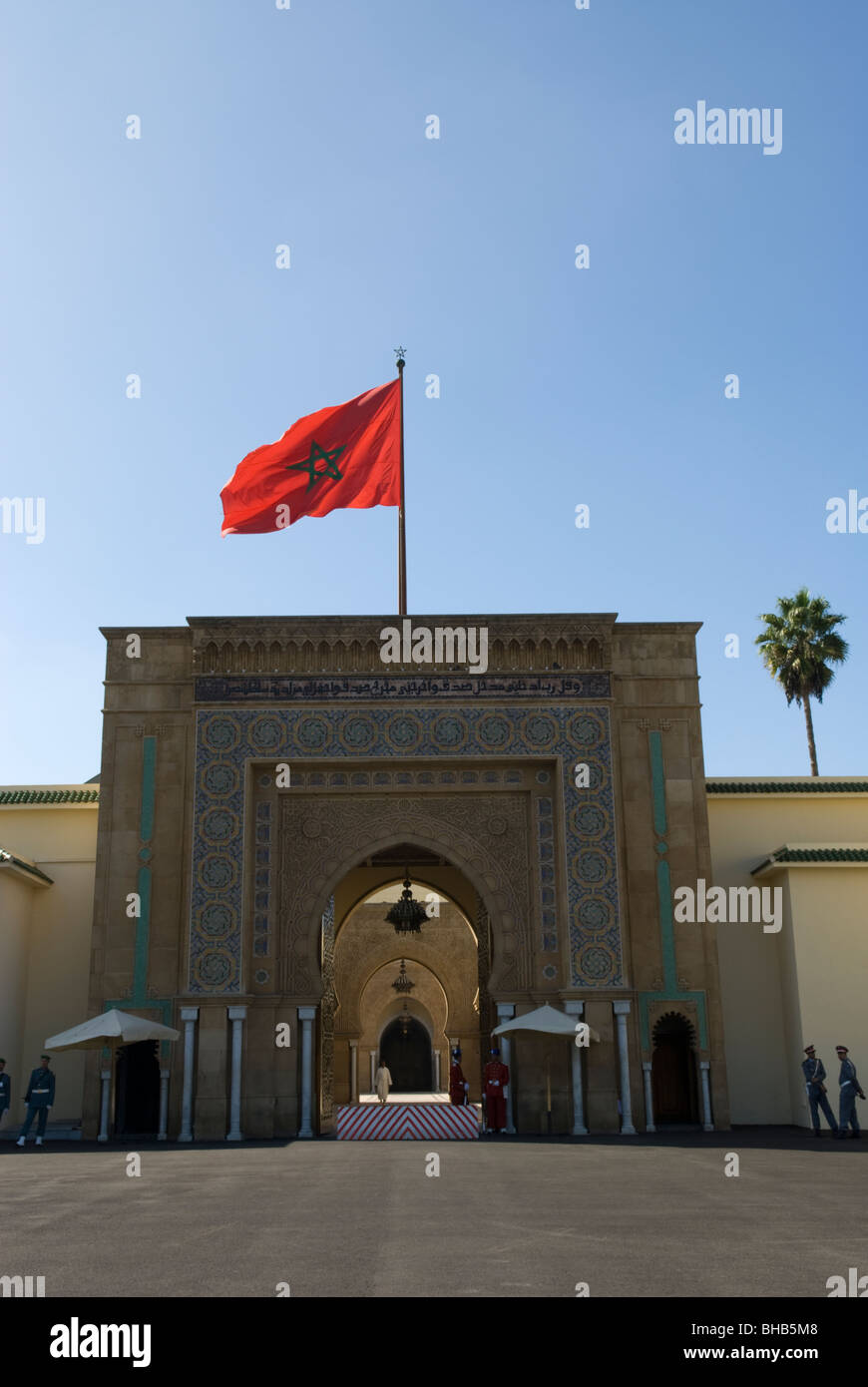 Royal Palace, Rabat, Morocco. Stock Photo