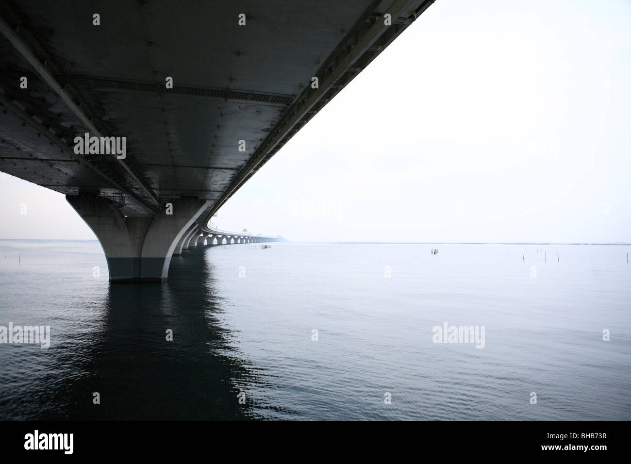 Japan, Chiba Prefecture, Tokyo Bay Aqua-Line Stock Photo