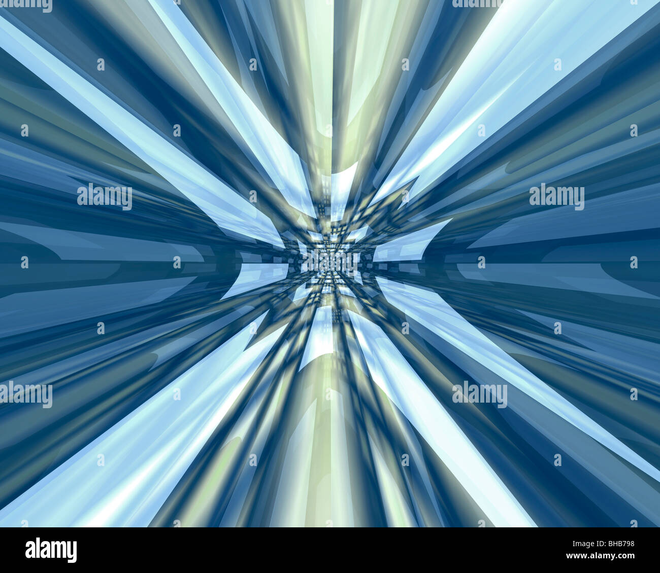 Abstract patterns (digitally generated) Stock Photo