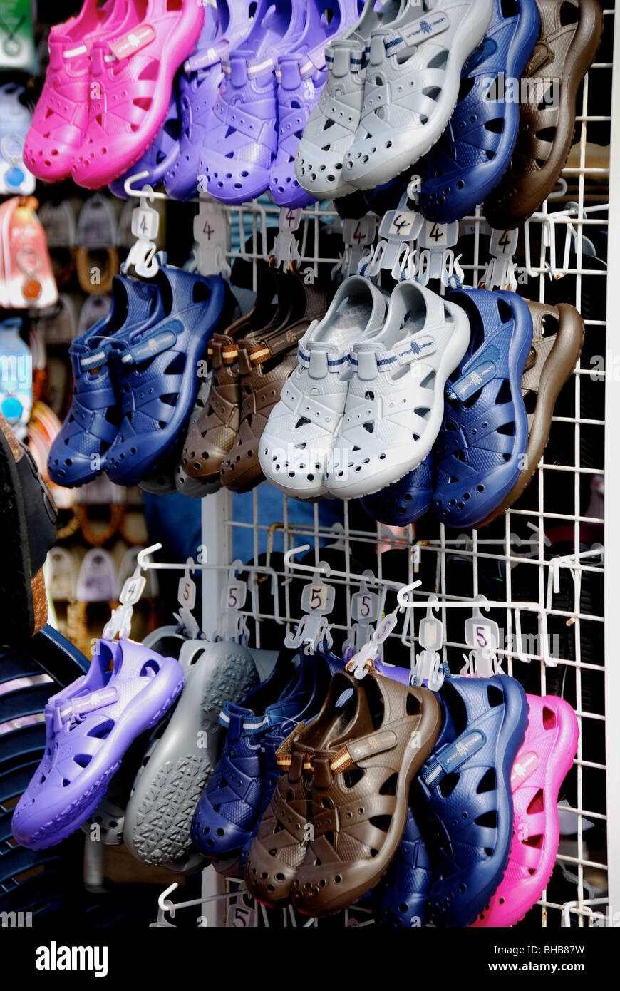 beach shoes for sale Stock Photo - Alamy
