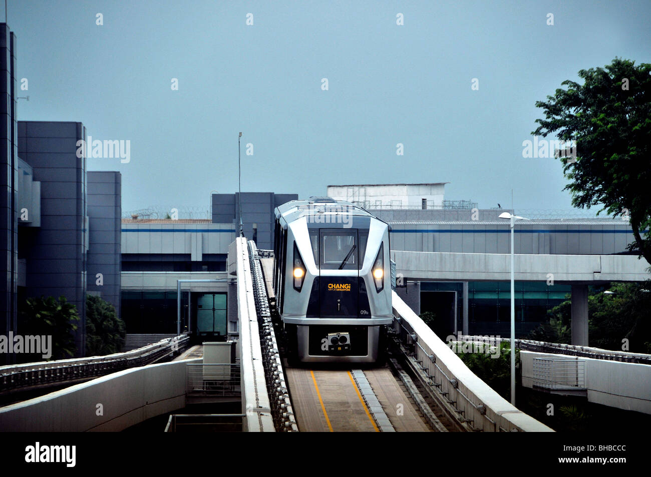 monorail, sky train, Changi airport, Singapore Stock Photo  Alamy