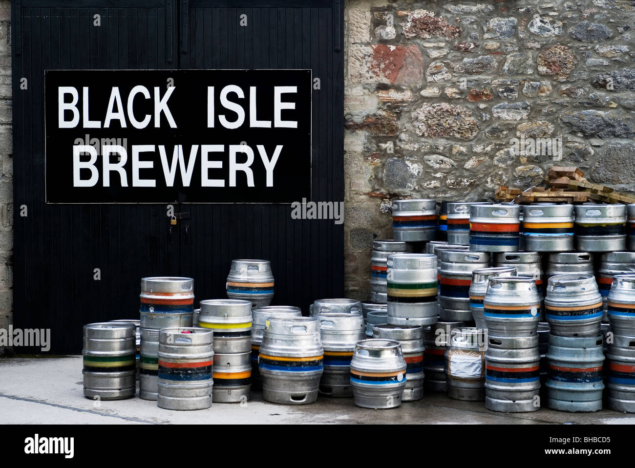 The Black Isle Organic Brewery, Munlochy, Scotland Stock Photo