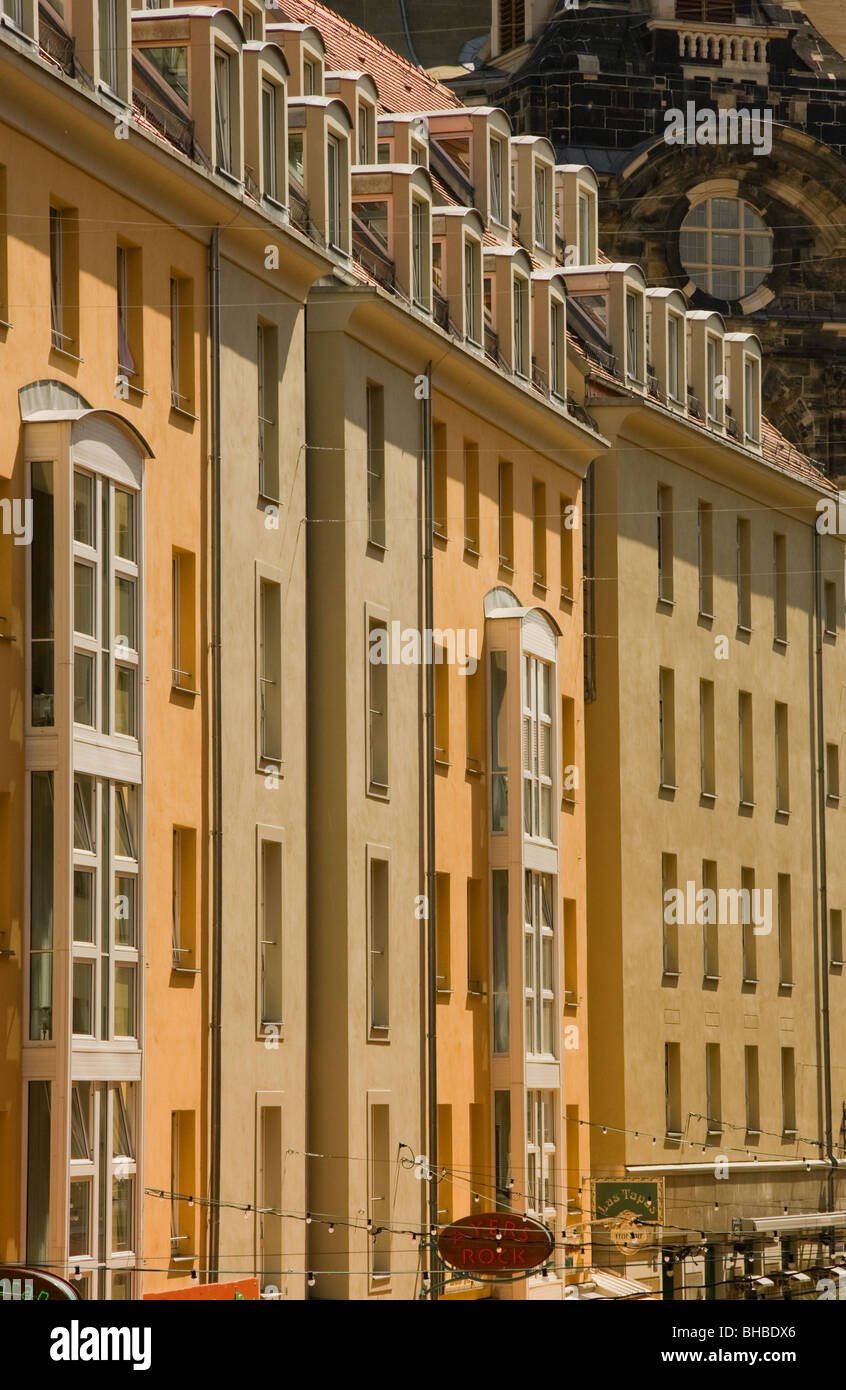 Modern flats in Munzgasse Dresden Germany Stock Photo Alamy