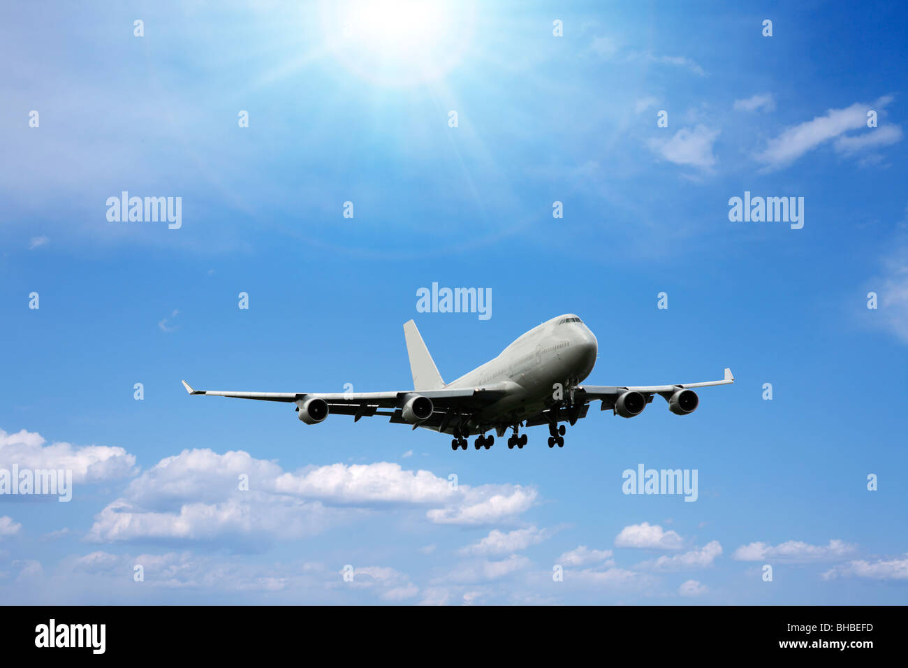 Airplane in flight hi-res stock photography and images - Alamy
