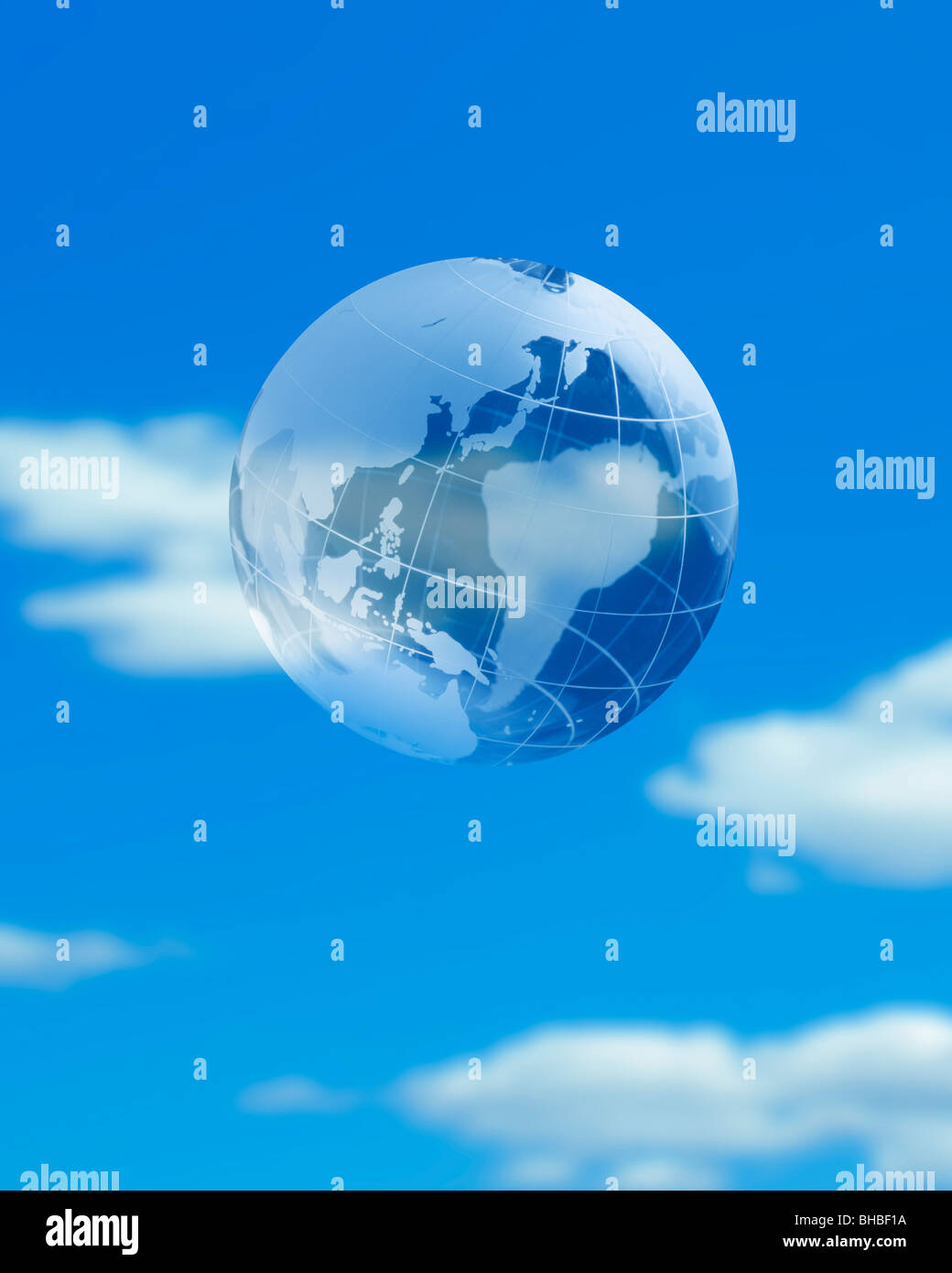 Digitally generated globe hi-res stock photography and images - Alamy