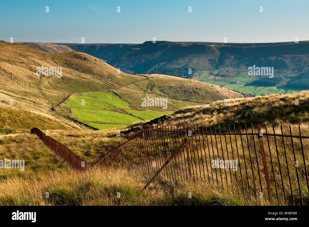Summit of Pots and Pans Hill Greenfield Saddleworth Stock Photo Alamy