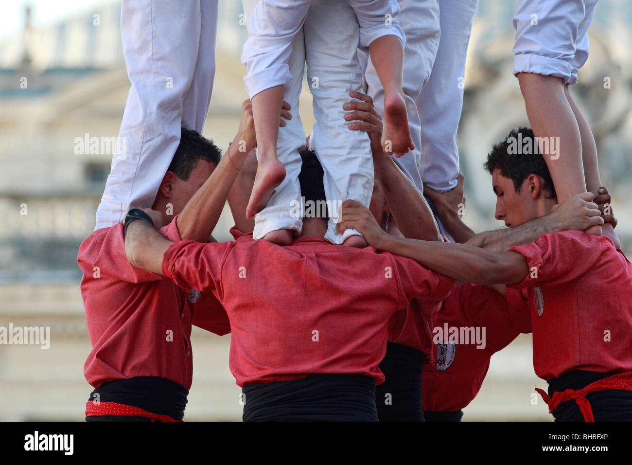 Castellers hi-res stock photography and images - Alamy