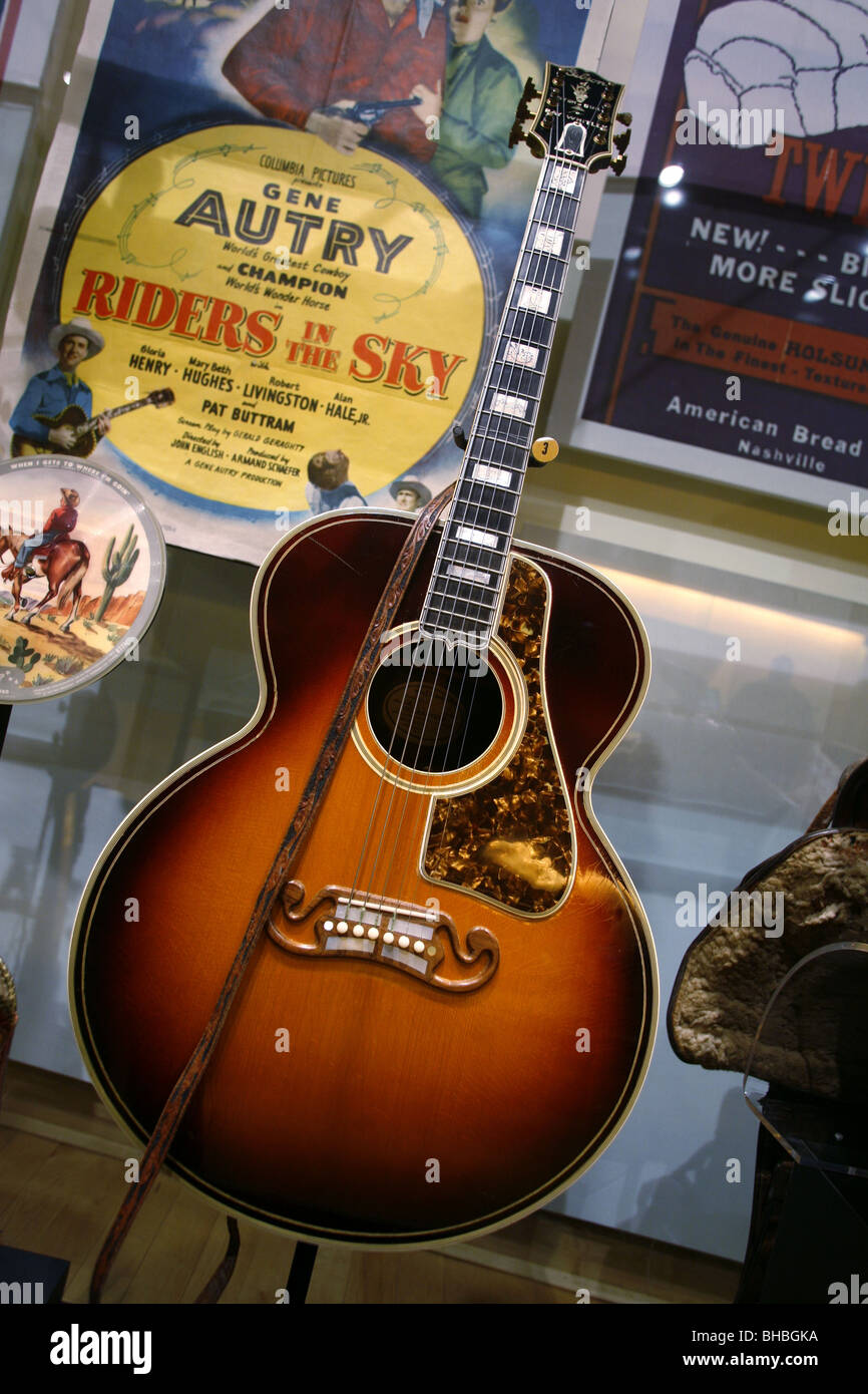 Exhibit, Country Music Hall of Fame and Museum, Nashville, Tennessee, USA Stock Photo