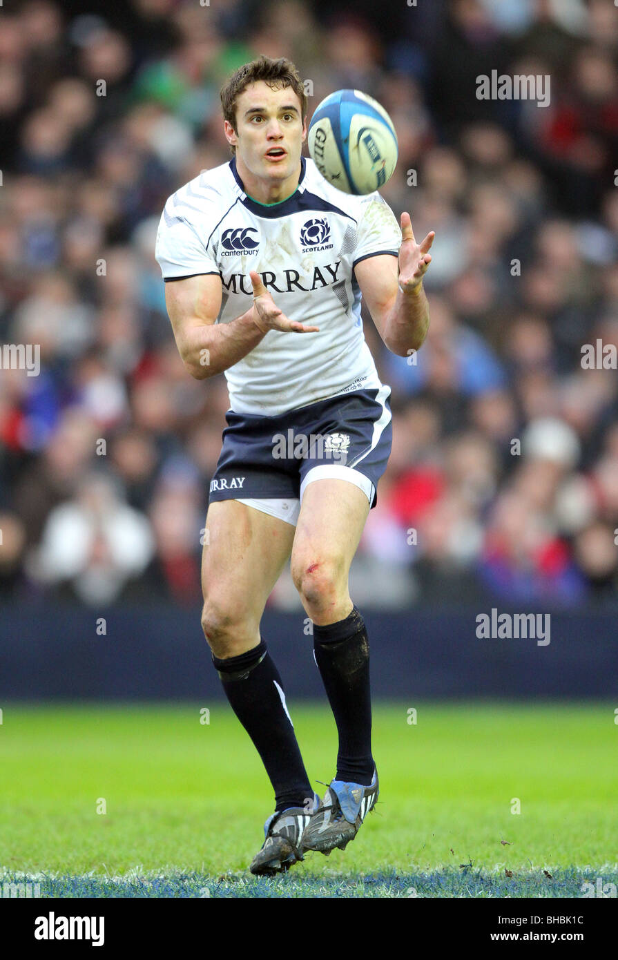 THOM EVANS SCOTLAND & GLASGOW WARRIORS RU MURRAYFIELD EDINBURGH