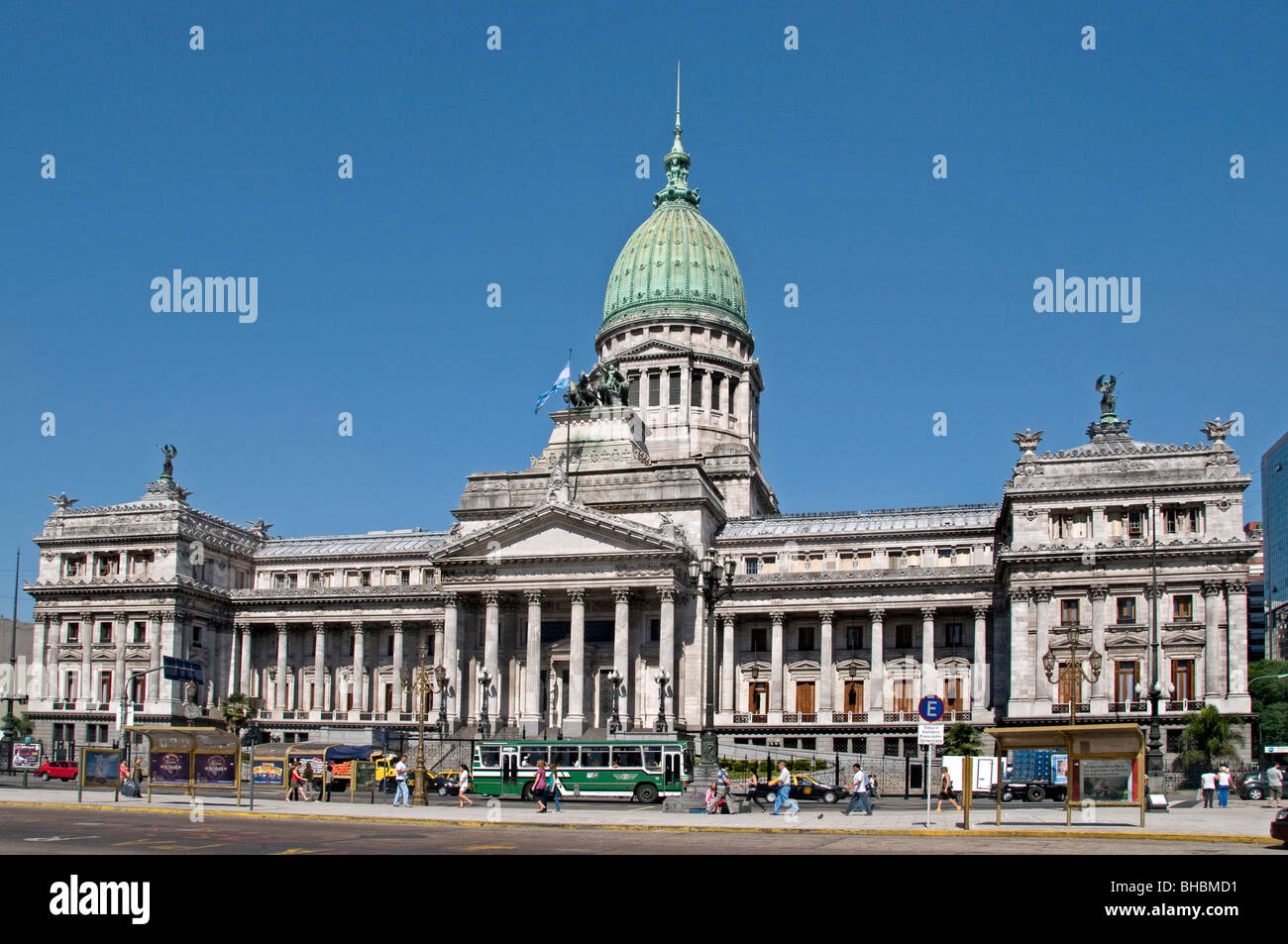 Palacio del Congreso Congress Building Buenos Aires government Monserrat Argentina Stock Photo