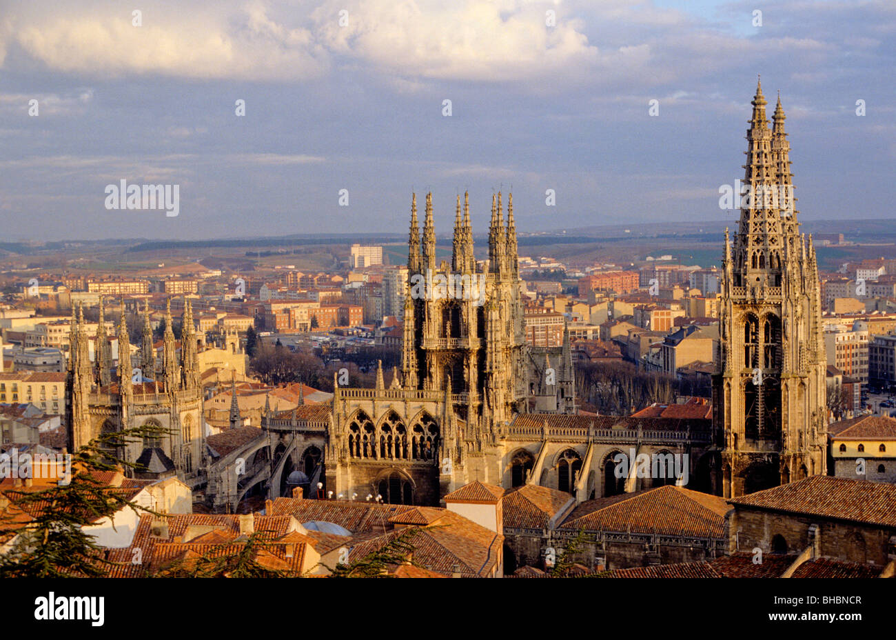 St. James Way, Burgos cathedral. Castilla. Spain Stock Photo