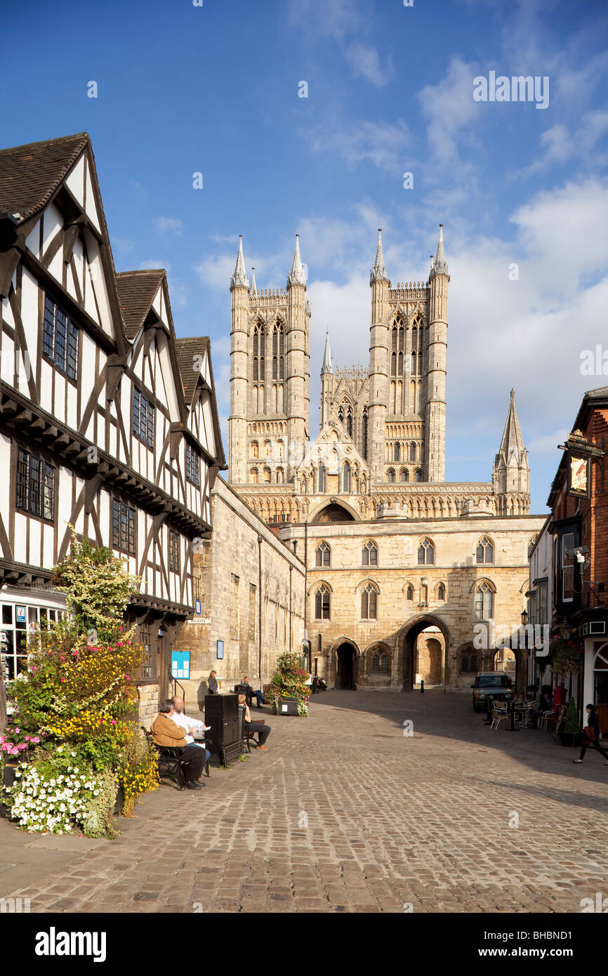 [Lincoln Cathedral] Lincolnshire UK Stock Photo