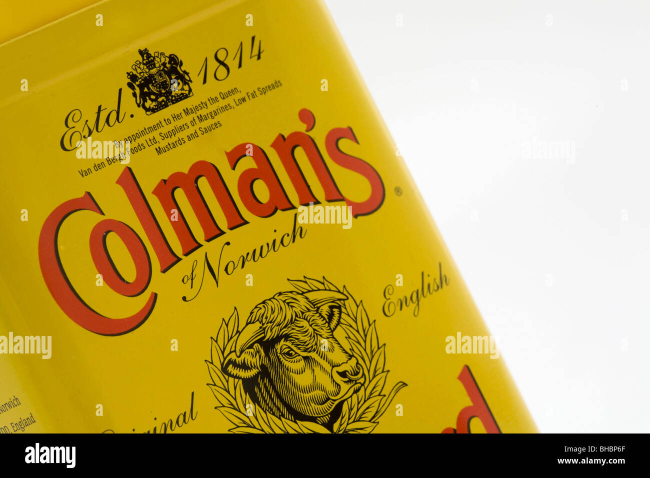 Colman's English Mustard Powder In A Tin Stock Photo Alamy