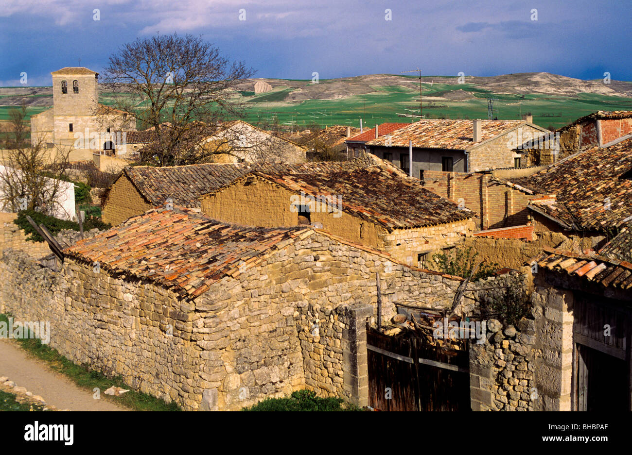 Hornillos del Camino. Burgos. Castile. Saint James Way. Spain Stock Photo -  Alamy