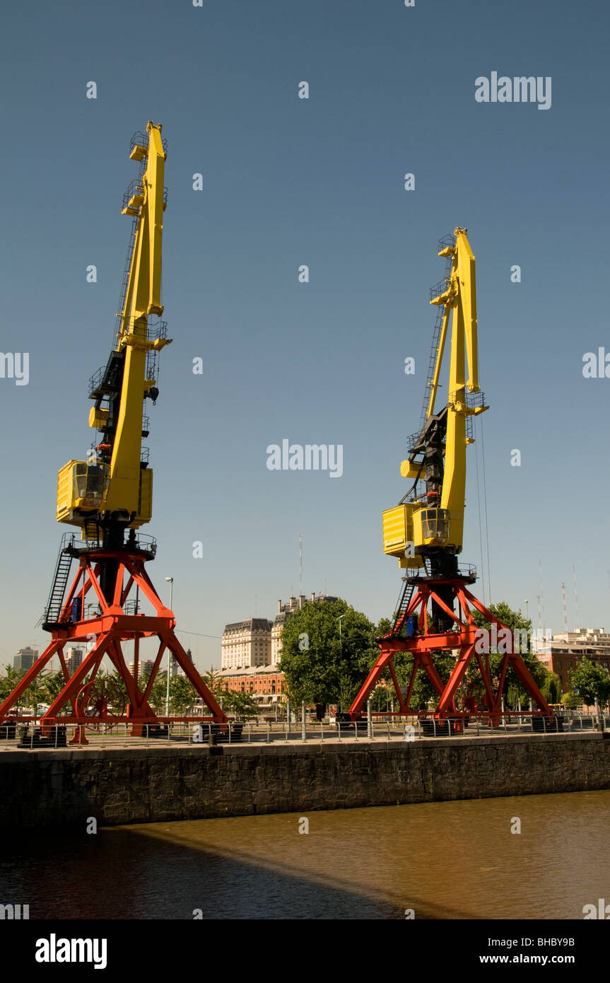 Buenos Aires Puerto Madero Waterfront Port Dock Argentina Stock Photo