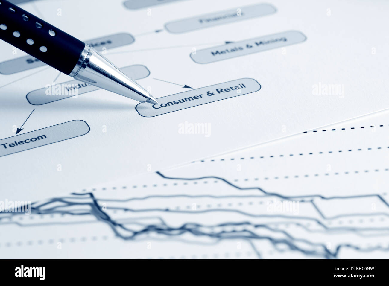 Stock market graphs and charts Stock Photo - Alamy