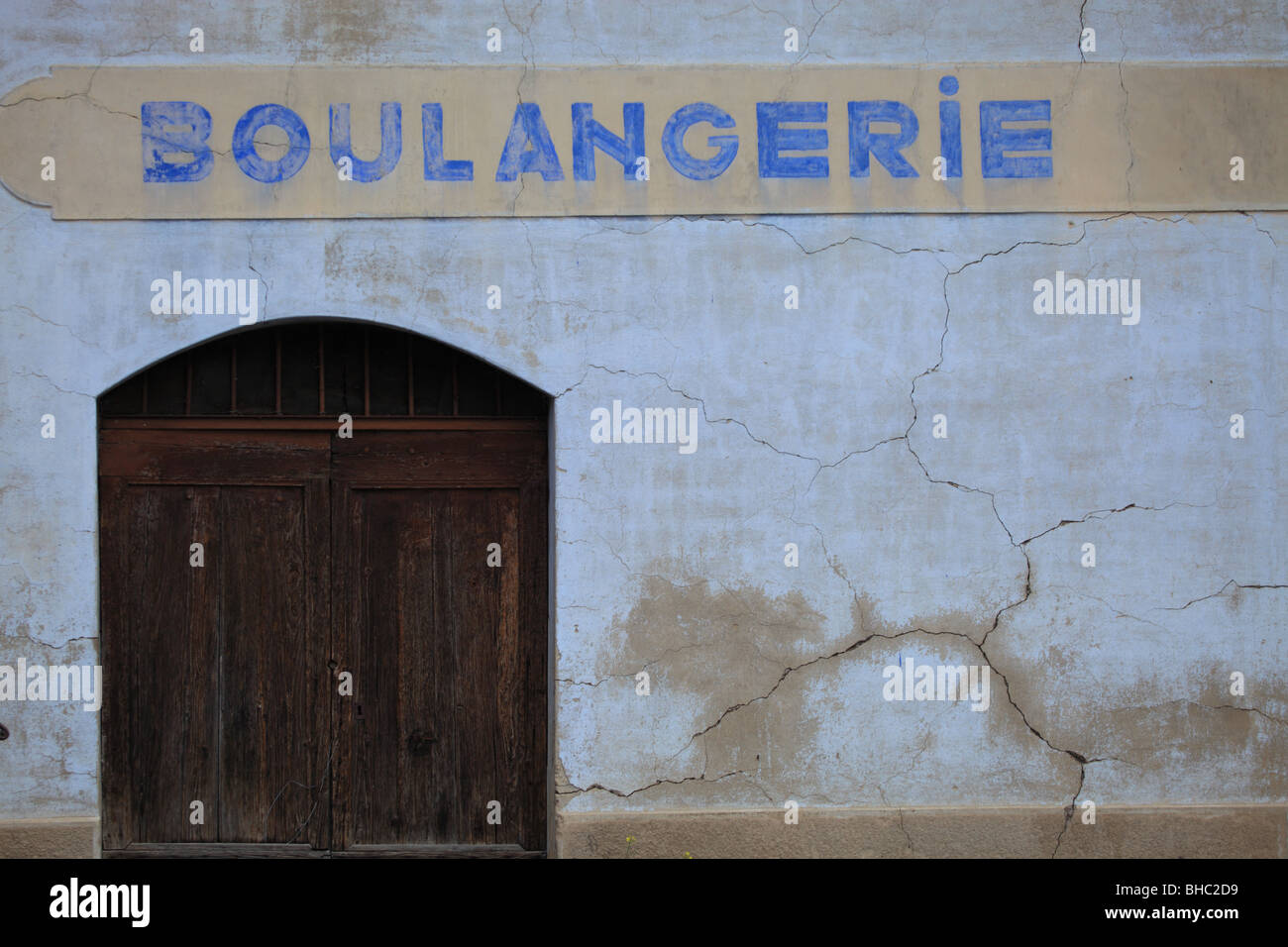 Traditional Provence village bakery shop Stock Photo