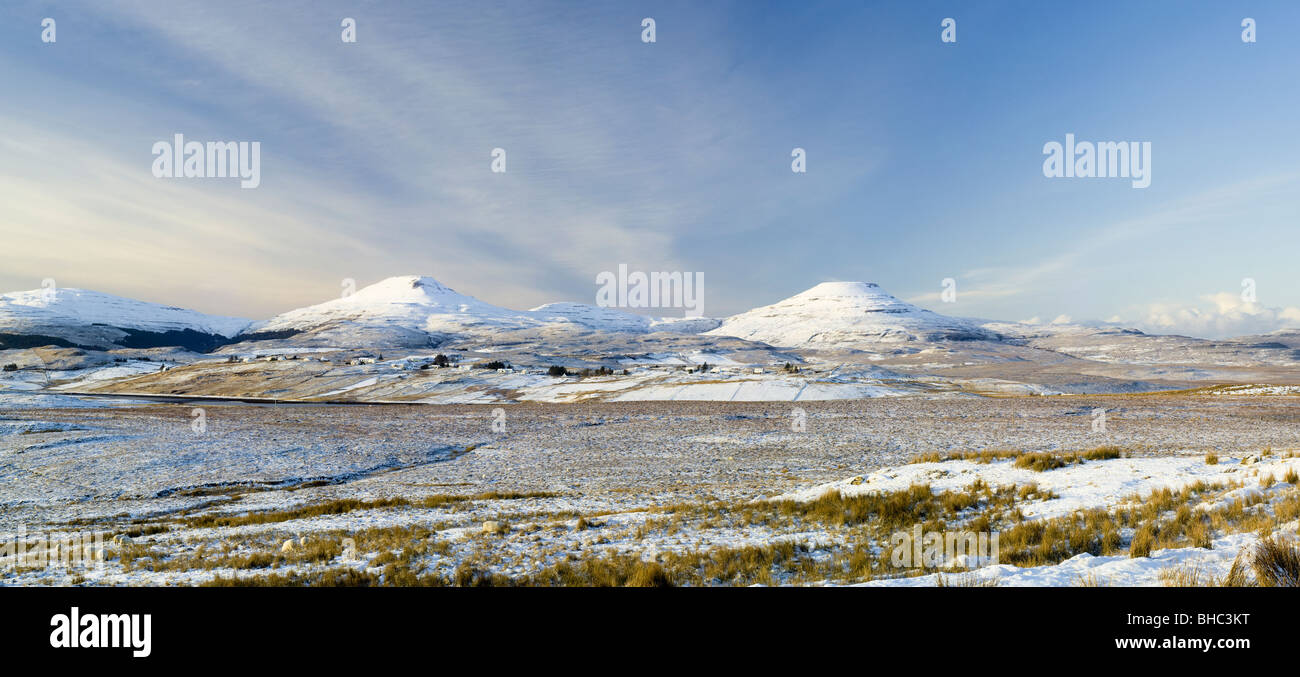 McLeod's Tables from the south, Isle of Skye. Stock Photo