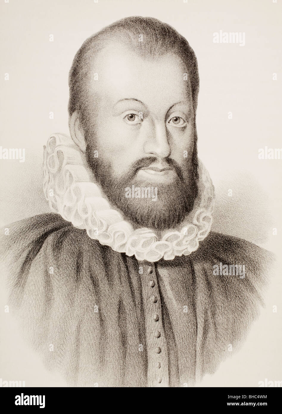 George Wishart 1513 – 1546. Scottish religious reformer and Protestant martyr. Stock Photo