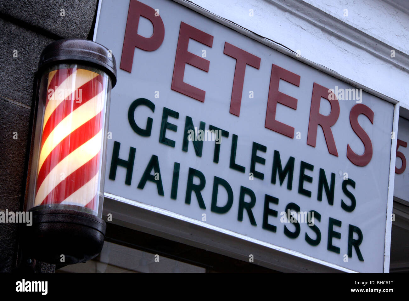 Traditional gents hairdresser hires stock photography and images Alamy