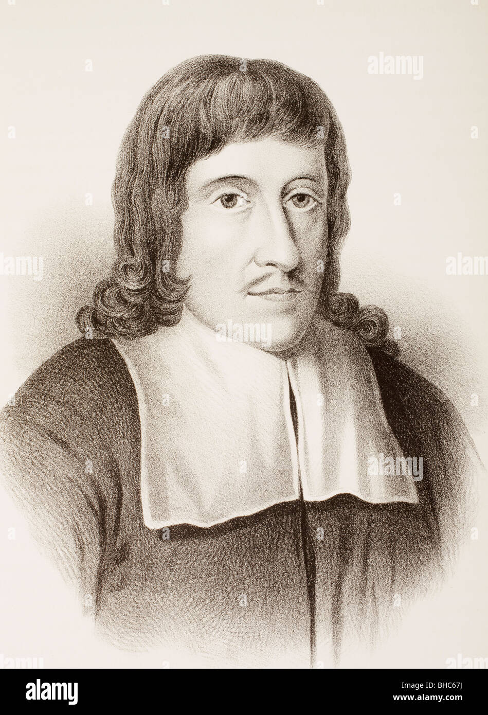 James Guthrie c.1612–61. Scottish Presbyterian minister. Stock Photo