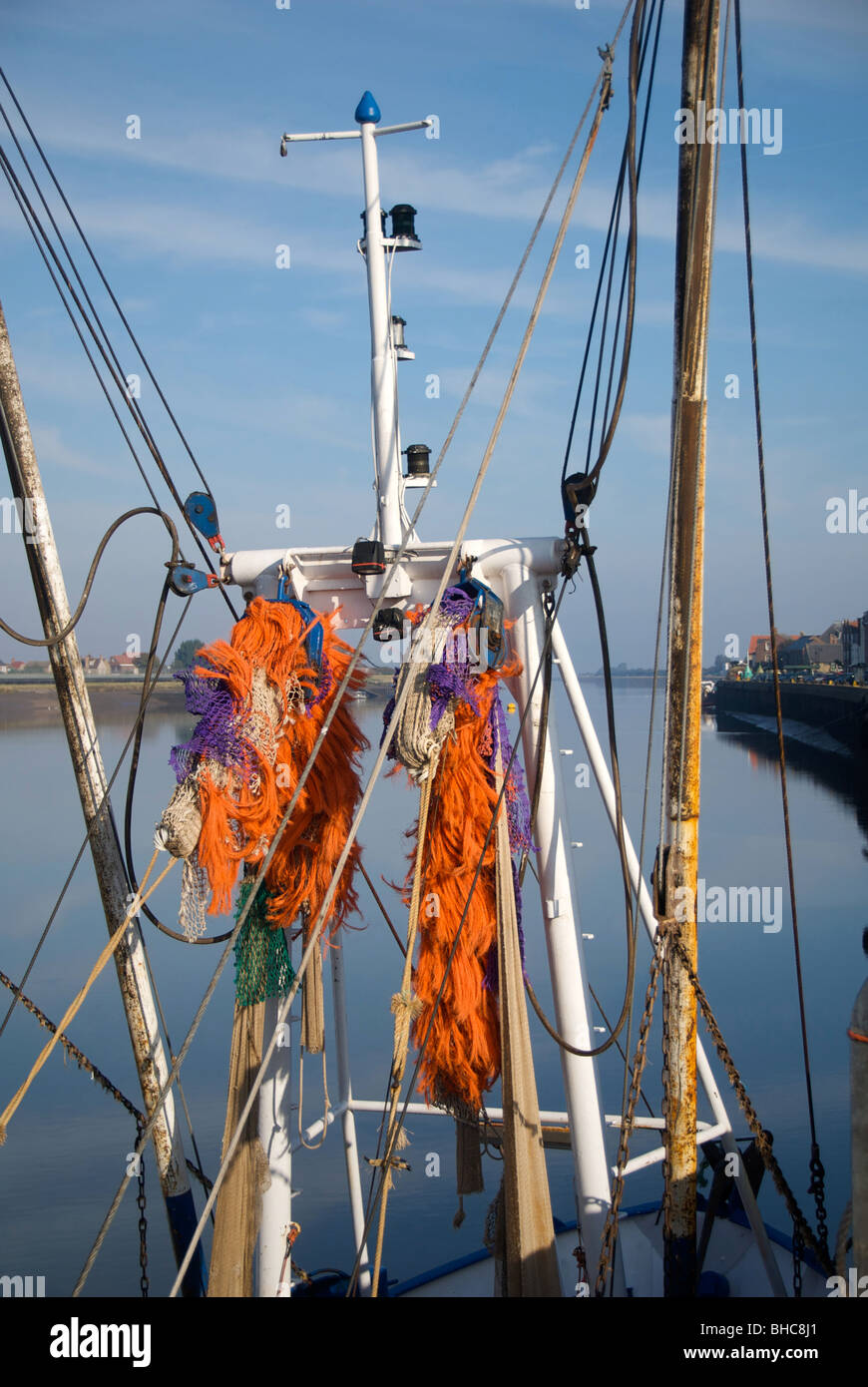 Kings Lynn Norfolk UK Fishing Boat Dock Stock Photo Alamy