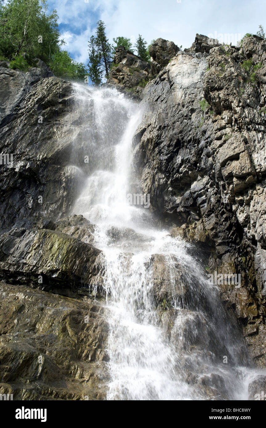 Waterfall in altai mountains hi-res stock photography and images - Alamy