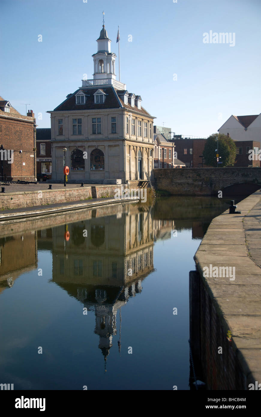 Kings Lynn Norfolk UK Custom House Dock Stock Photo Alamy