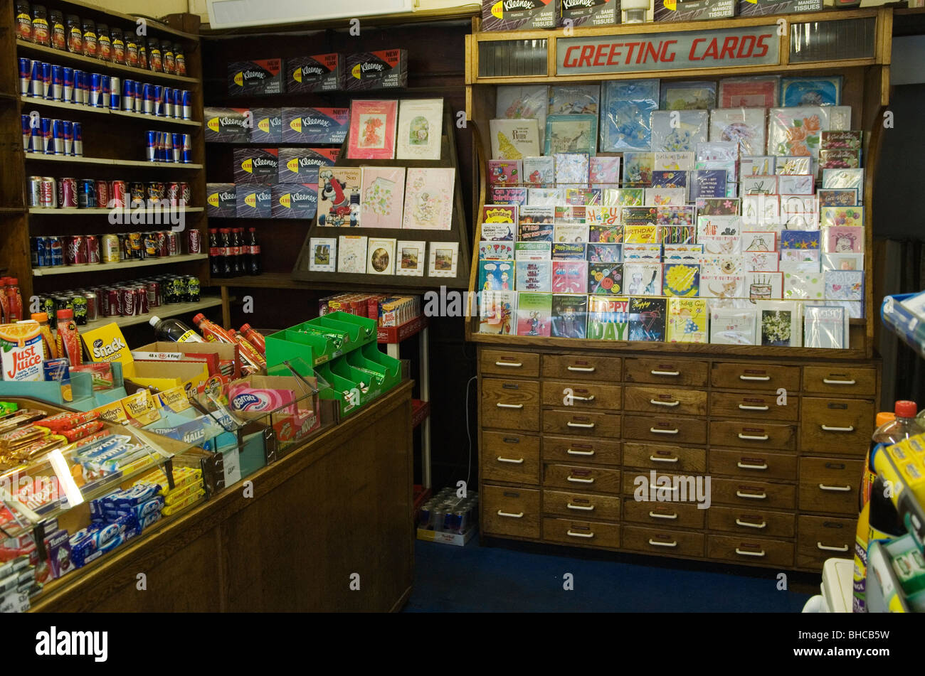Old fashioned corner shop Brentwood Middlesex London HOMER SYKES Stock
