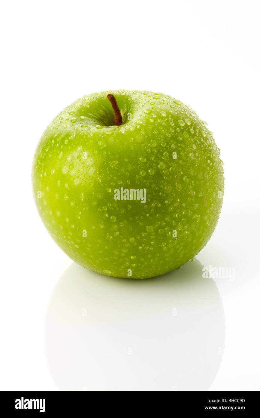 Granny Smith Green Apple Stock Photo