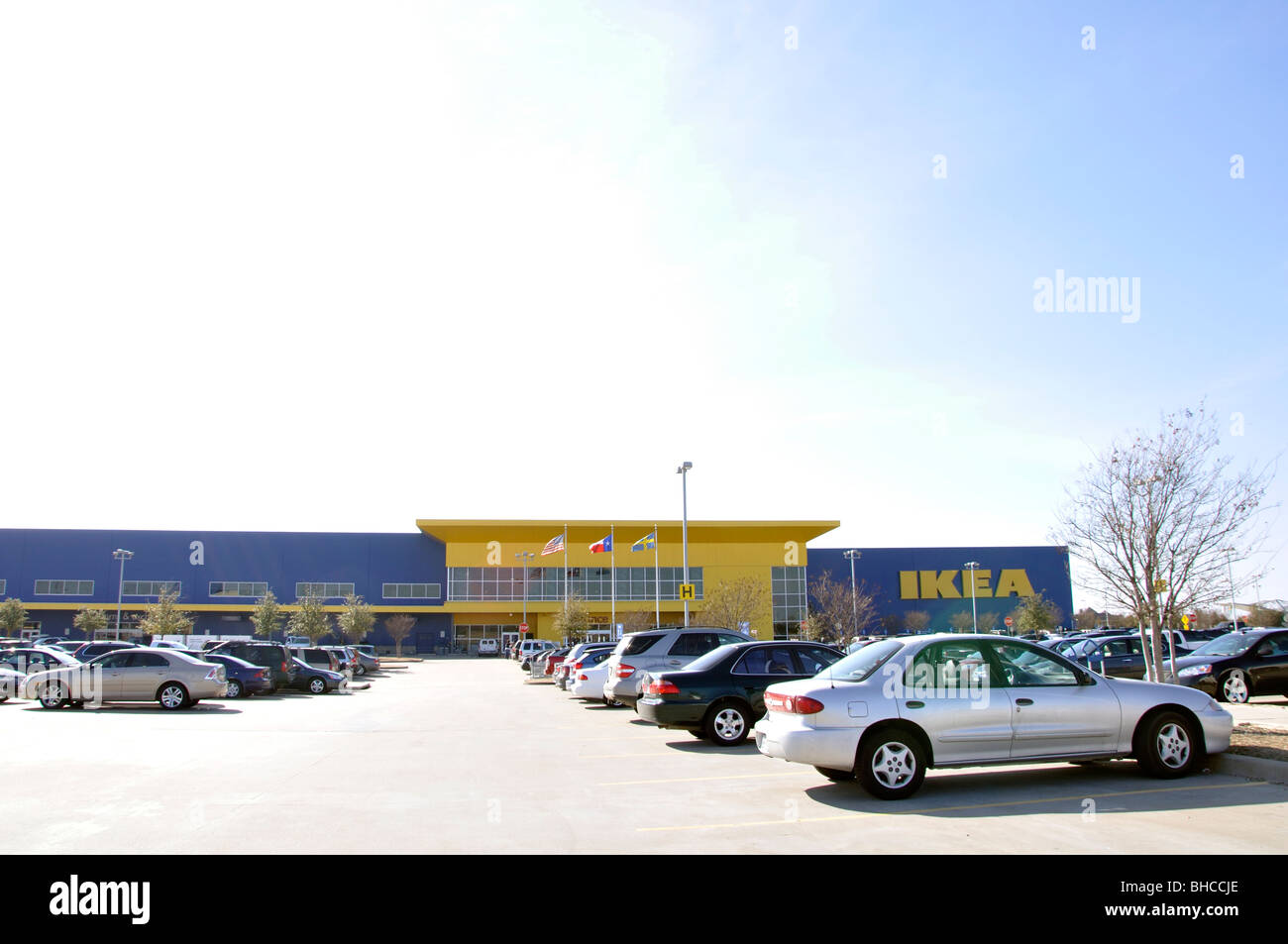 IKEA store and parking lot, Frisco, Texas, USA Stock Photo Alamy