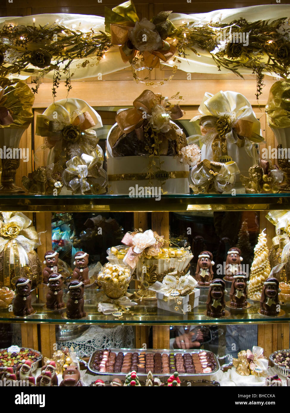 Florence, Italy, Confectioners shop in Florence Stock Photo