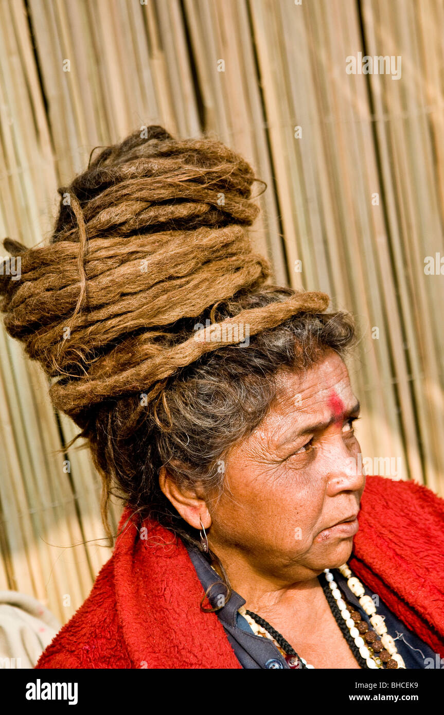 A woman sadhu with long jatas / rasta hair - dreadlocks Stock Photo - Alamy A woman sadhu with long jatas / rasta hair - dreadlocks Stock Photo - Alamy
