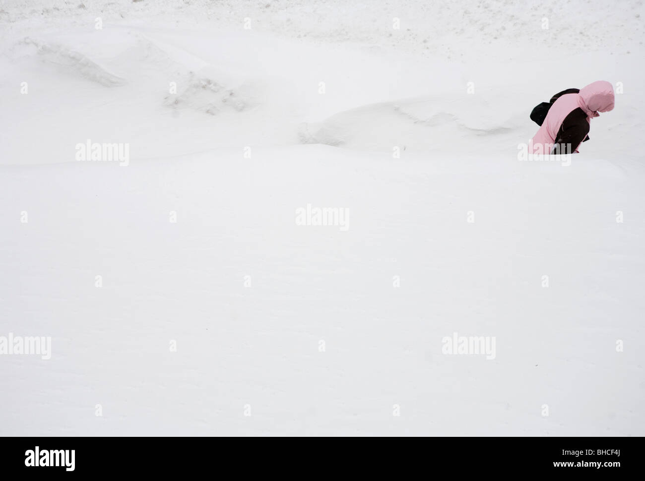 Washington DC snow scenes.  Stock Photo