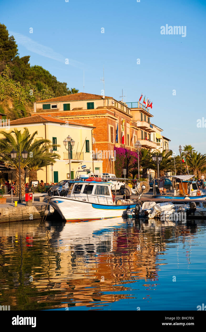 View of Porto Azzurro, Elba Island, Italy Stock Photo