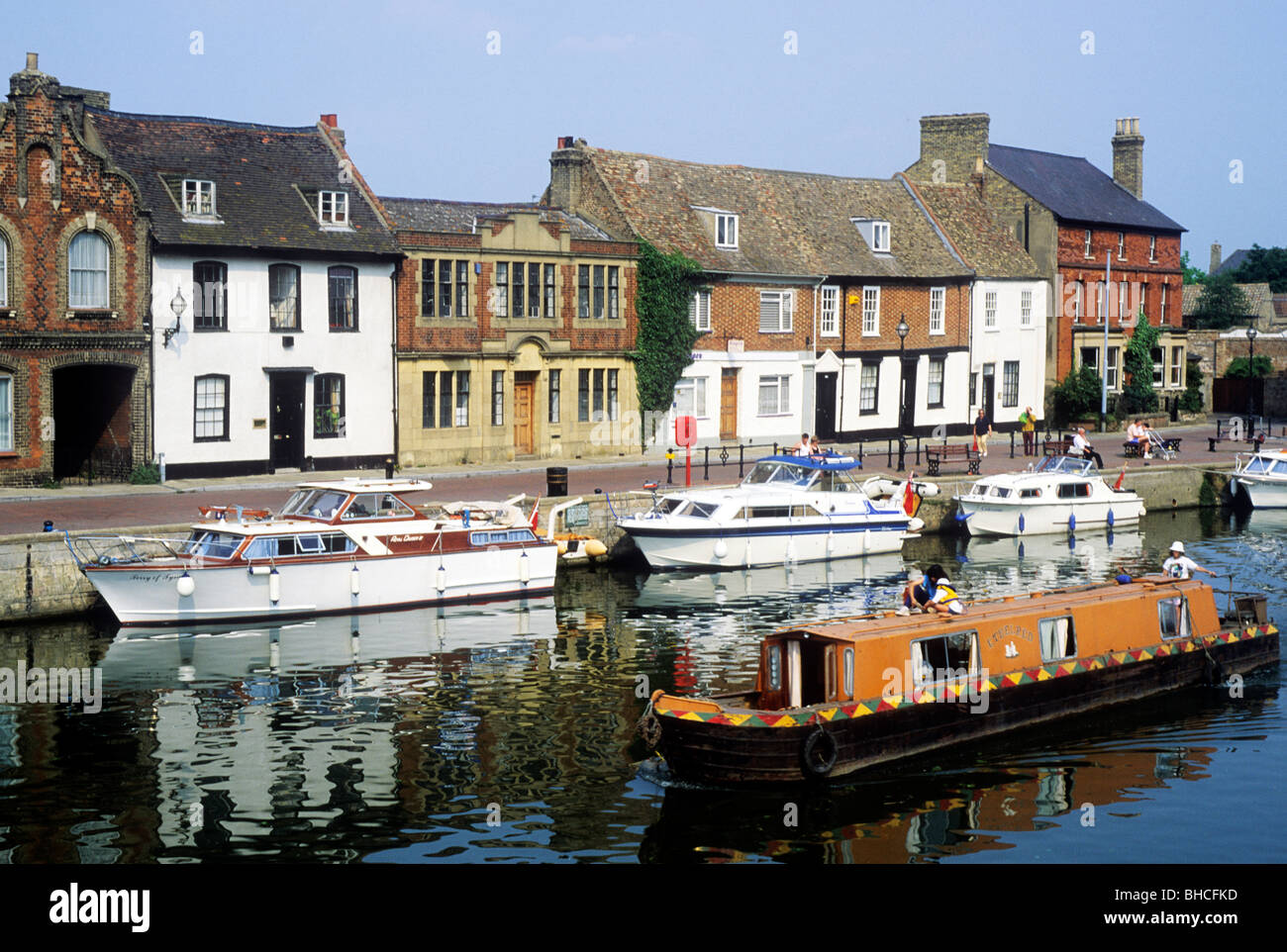 St. Ives Cambridgeshire Huntingdonshire The Quay River Ouse English
