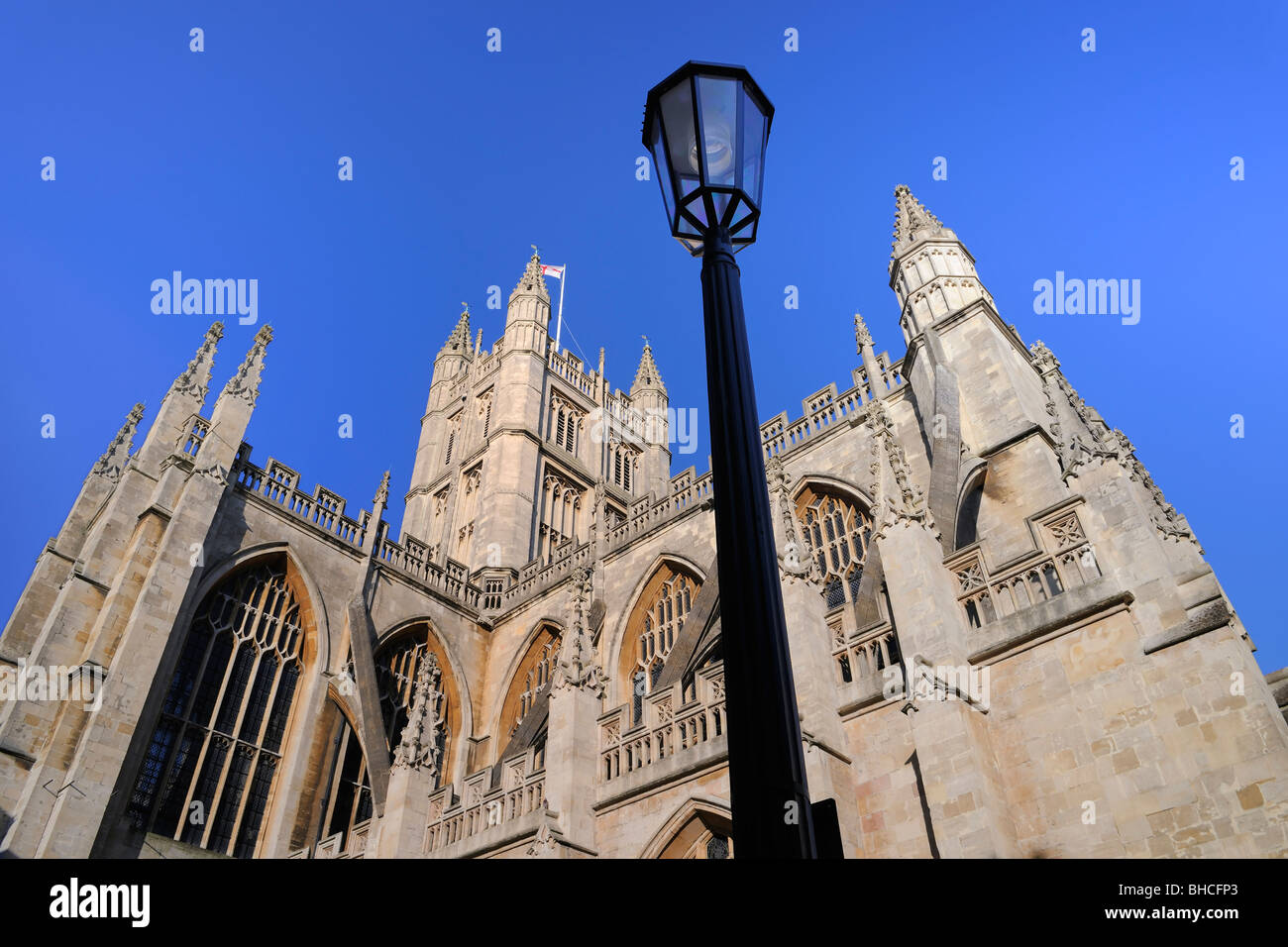 Bath Abbey, City of Bath, Somerset - England Stock Photo