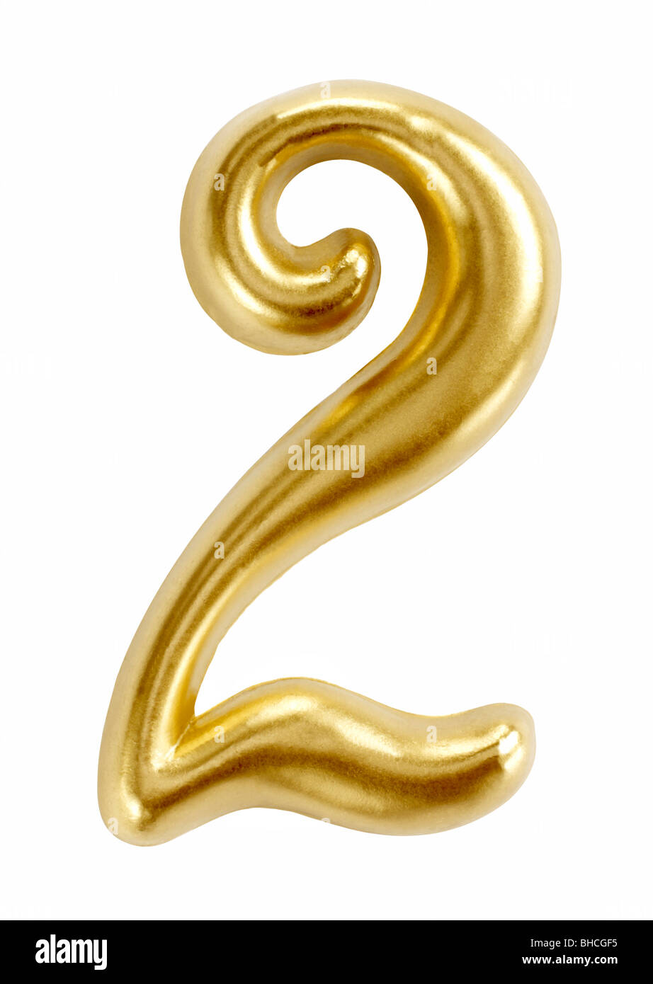 number numbers two 2 symbol figure digit Stock Photo