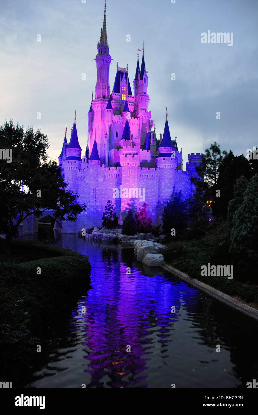 Cinderella's Castle, Disneyworld, Orlando, Florida, USA Stock Photo