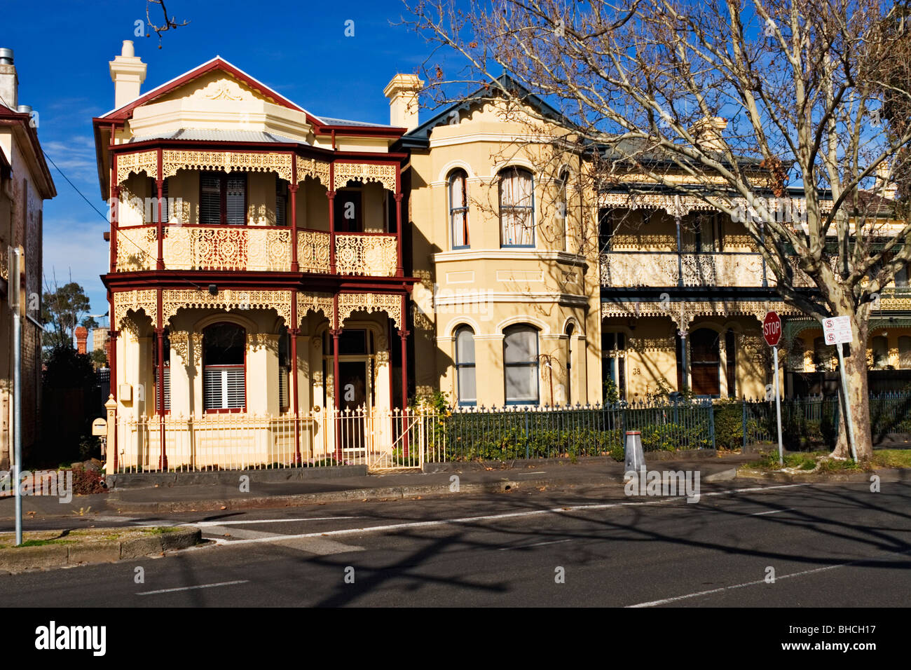 Architecture / Terrace houses located in the suburb of Flemington