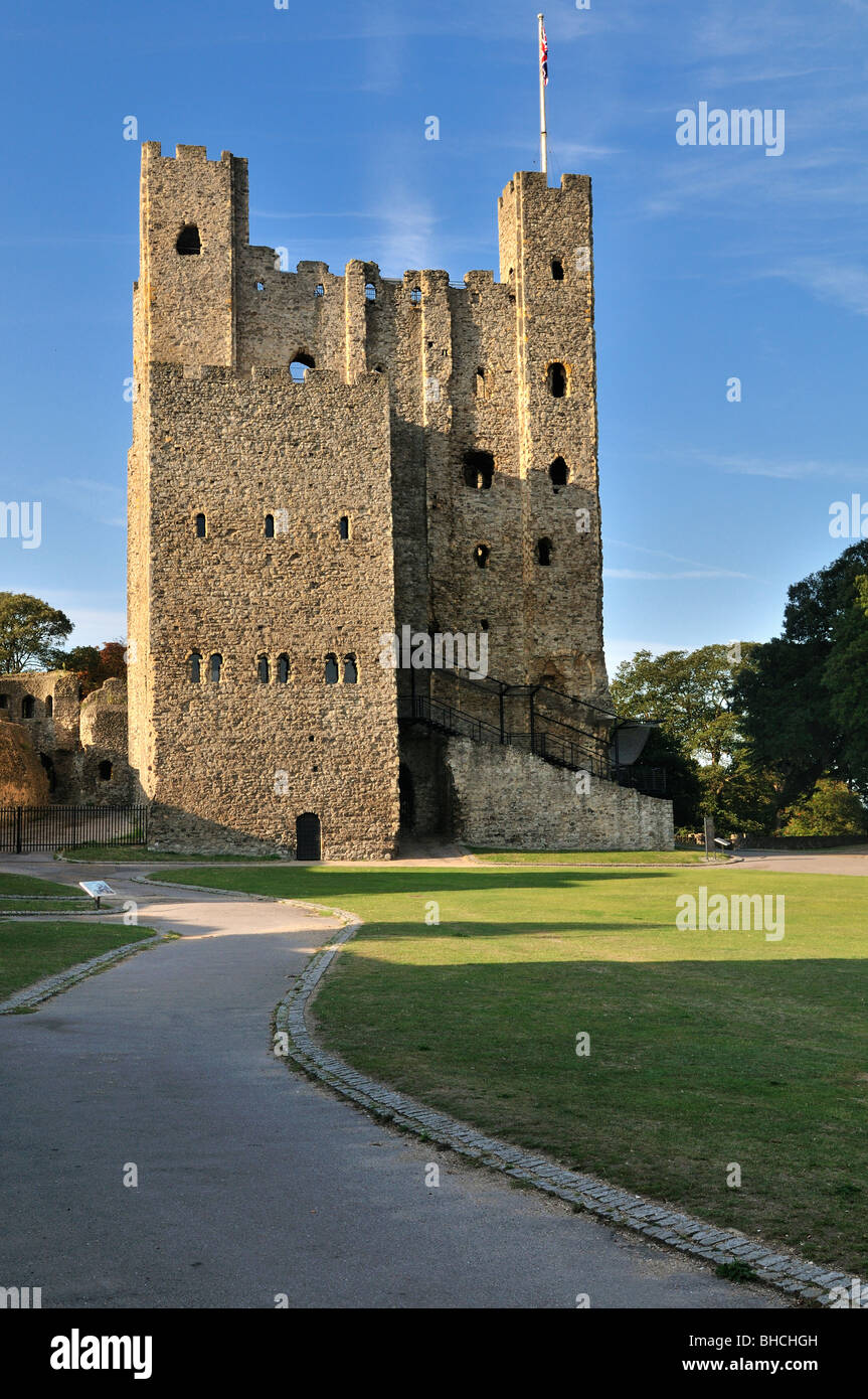Rochester Castle, Kent. Stock Photo