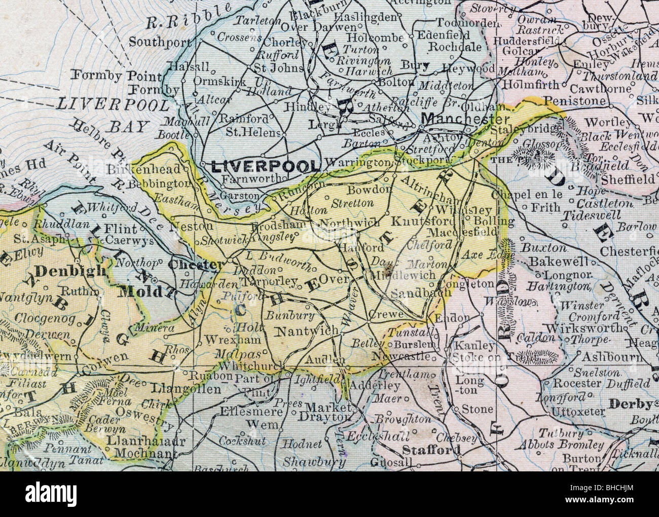 Chester map hires stock photography and images Alamy