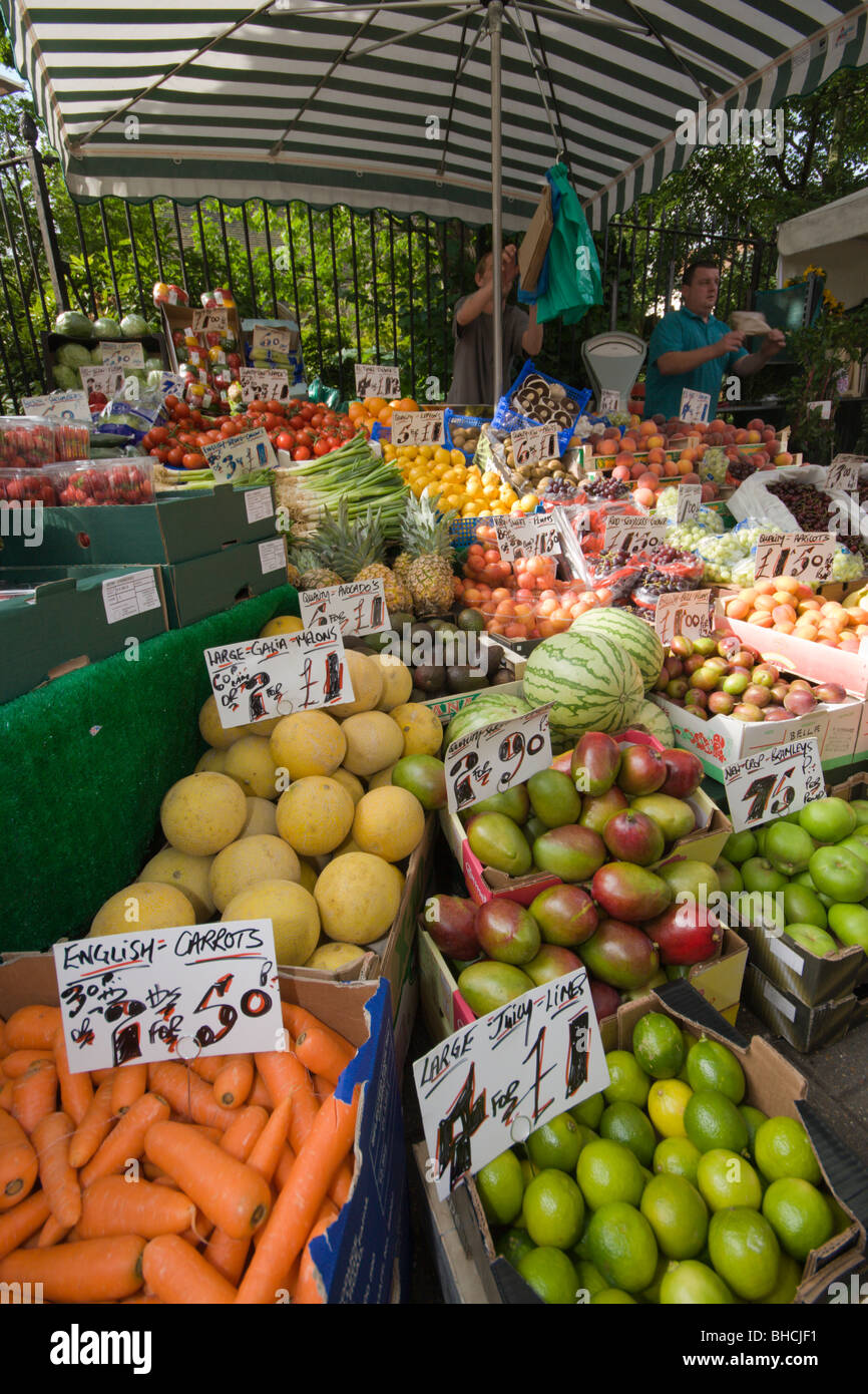 A fruit and veg market stall Stock Photo Alamy
