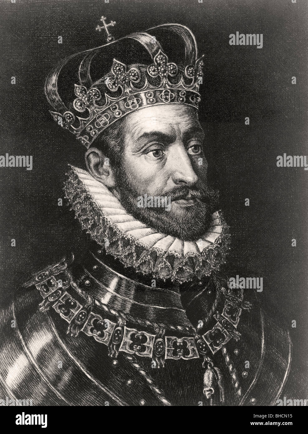 Charles V 1500 To 1558 Holy Roman Emperor 1519 To 1558 And As Stock