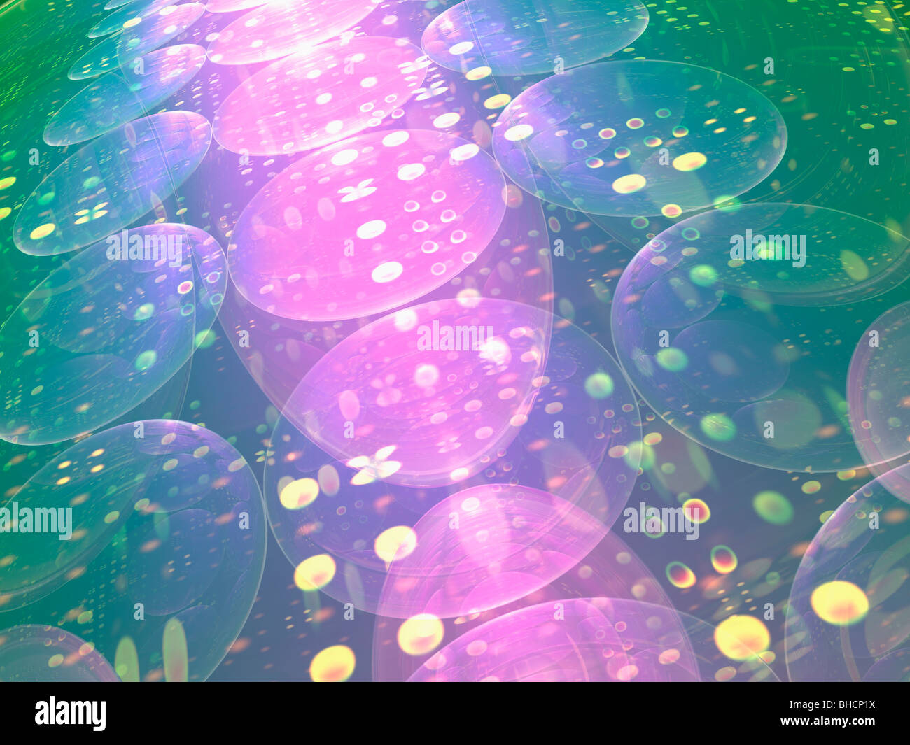 Rows of disks computer graphic Stock Photo - Alamy
