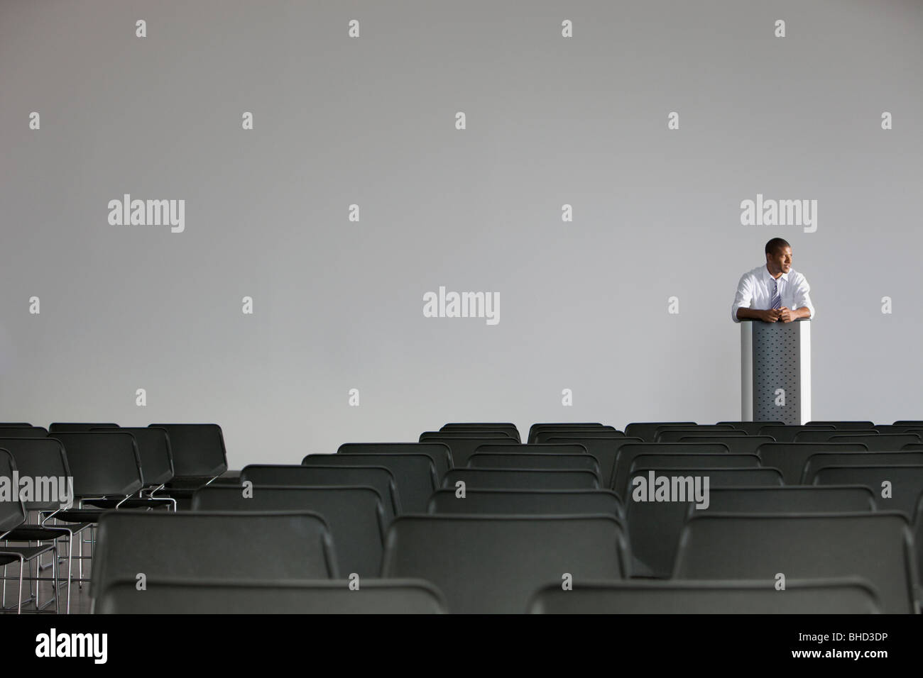 Preparing speech podium hi-res stock photography and images - Alamy