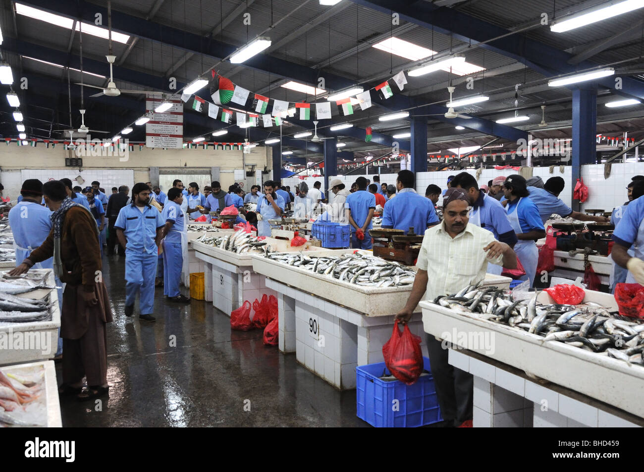 Fish Market in Dubai, United Arab Emirates Stock Photo Alamy