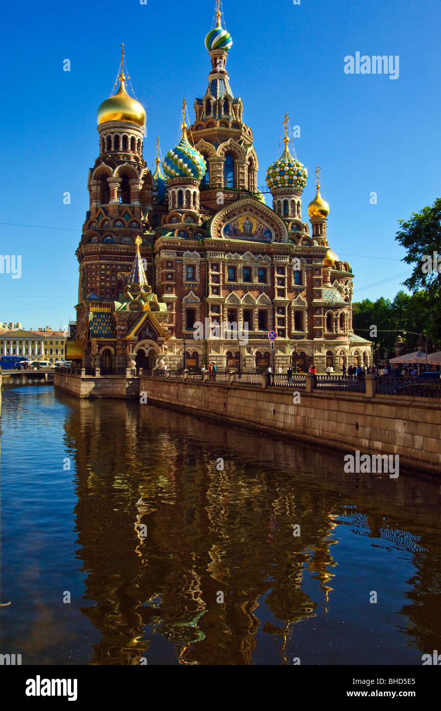 Church of the Saviour on the Spilled Blood (Khram Spas-na-Krovi), St Petersburg, Russia Stock Photo