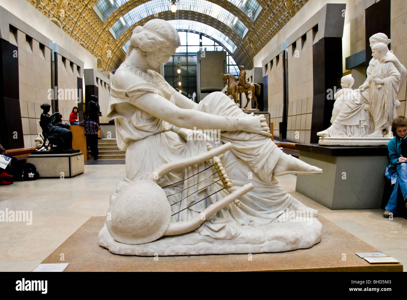 Orsay museum sculptures art paris hires stock photography and images